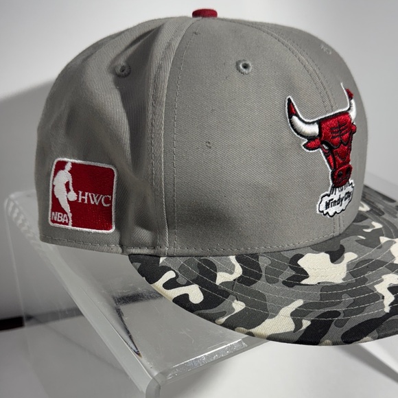 Mitchell & Ness Gray and Camouflage Snapback Hat - Picture 2 of 8